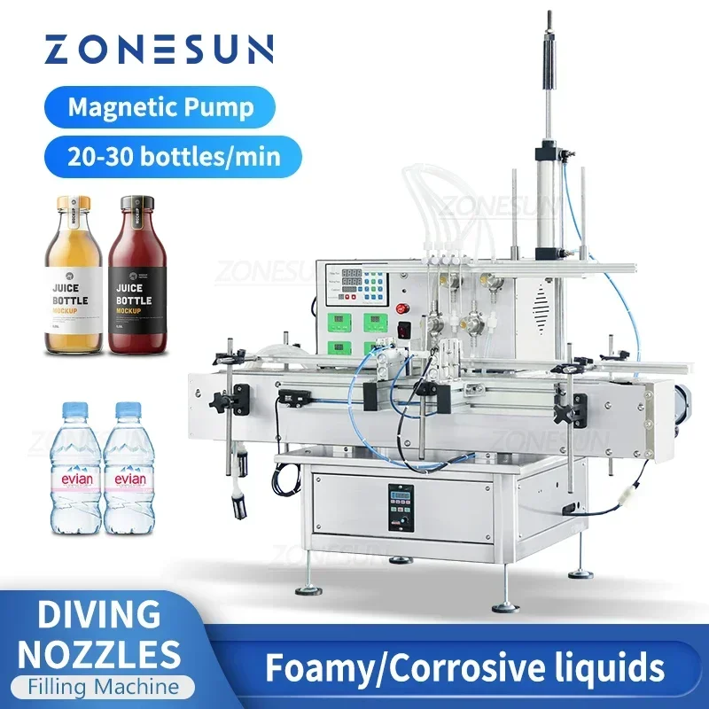 Essential Oil Soap - ZONESUN ZS-DTMP4AL الفوق التلقائي أربعة رؤساء