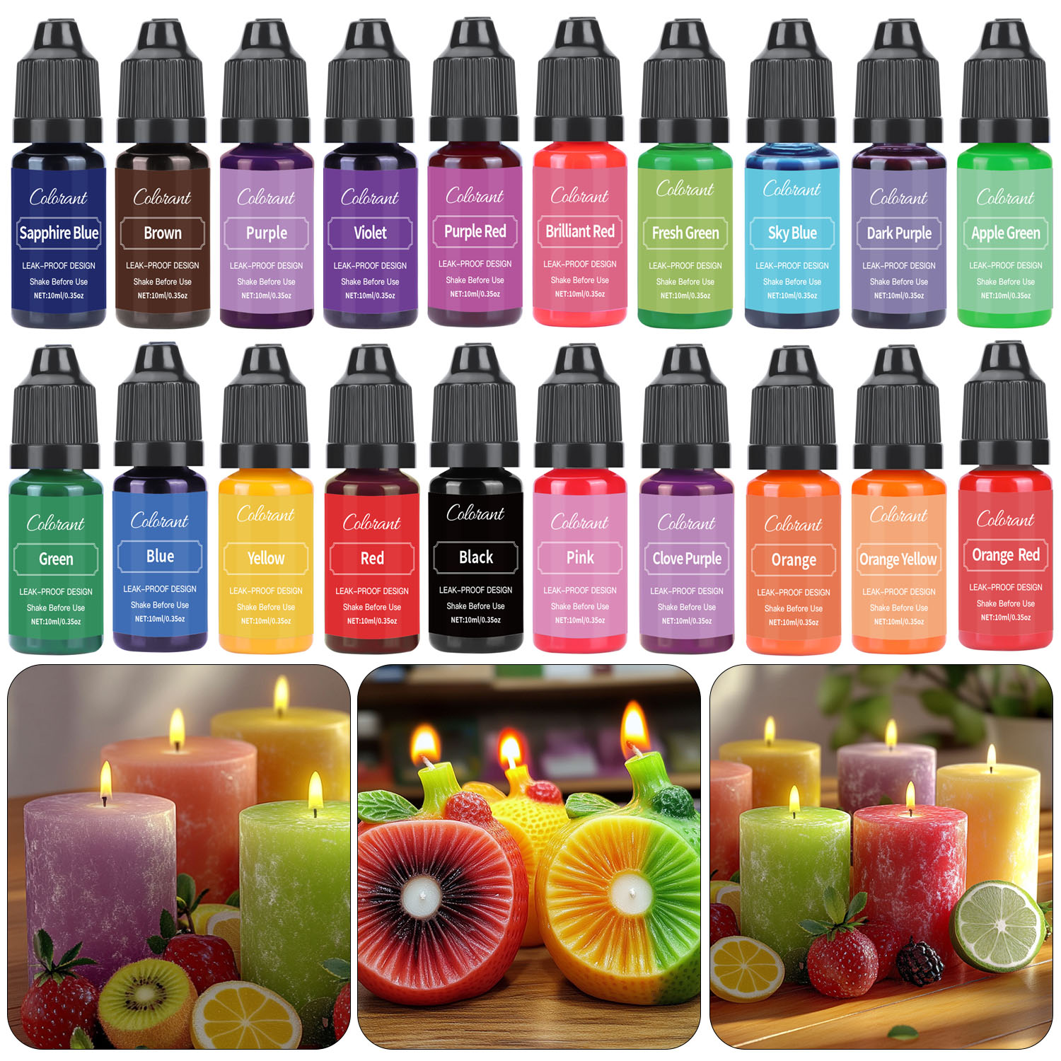 Soap Making Liquid - رقائق ذهبية حشو تلوين سائل ،