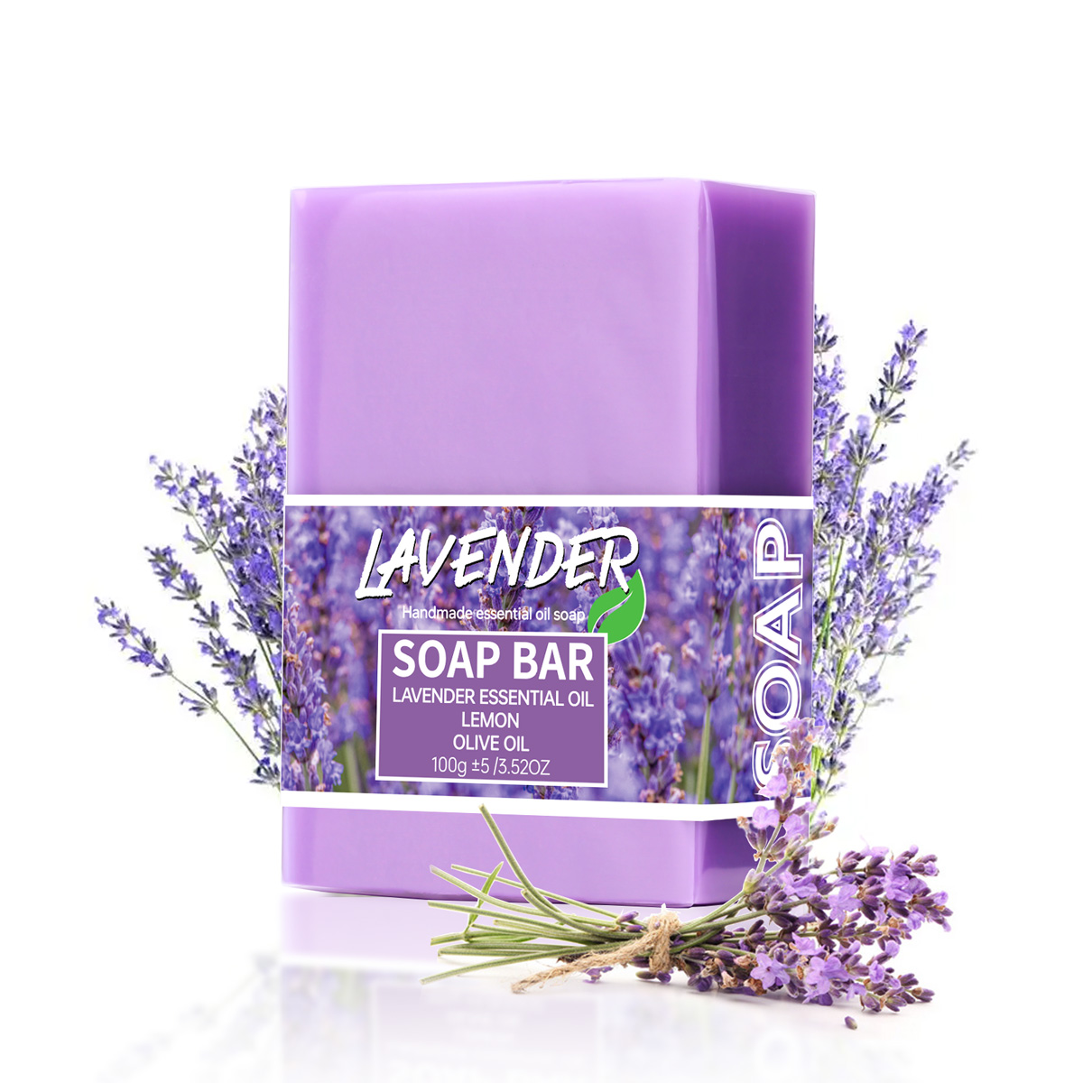 100 جرام من زيت اللافندر المصن - مراجعة Essential Oil Soap وسعره