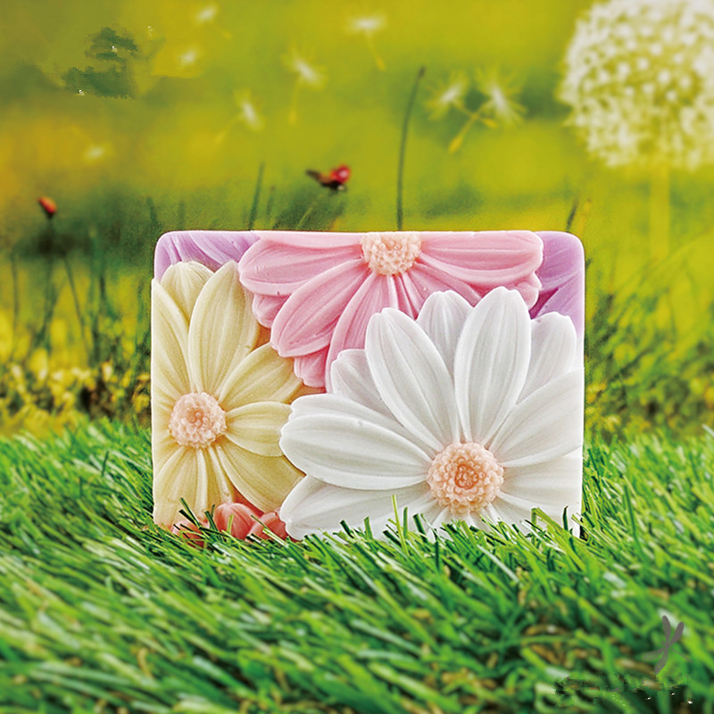 الأحدث!! !3d أنيقة عباد الشمس  - مراجعة Soap Making Book وسعره
