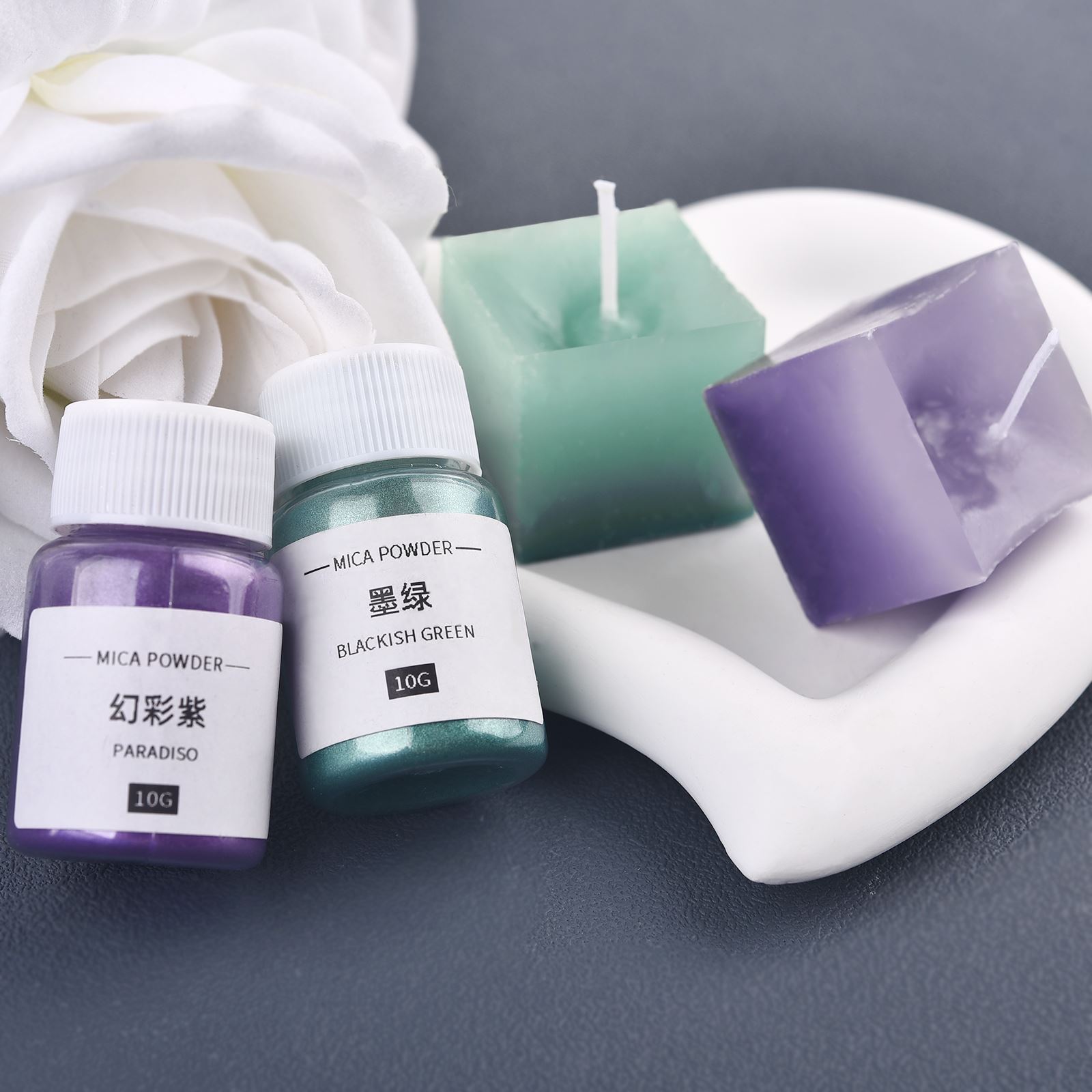 مسحوق الميكا بالشموع ، صبغة تل - مراجعة Oxide Pigment Soap وسعره
