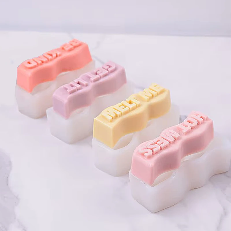 موجة رسالة شعار شمعة قالب من ا - مراجعة Soap Making Recipes وسعره
