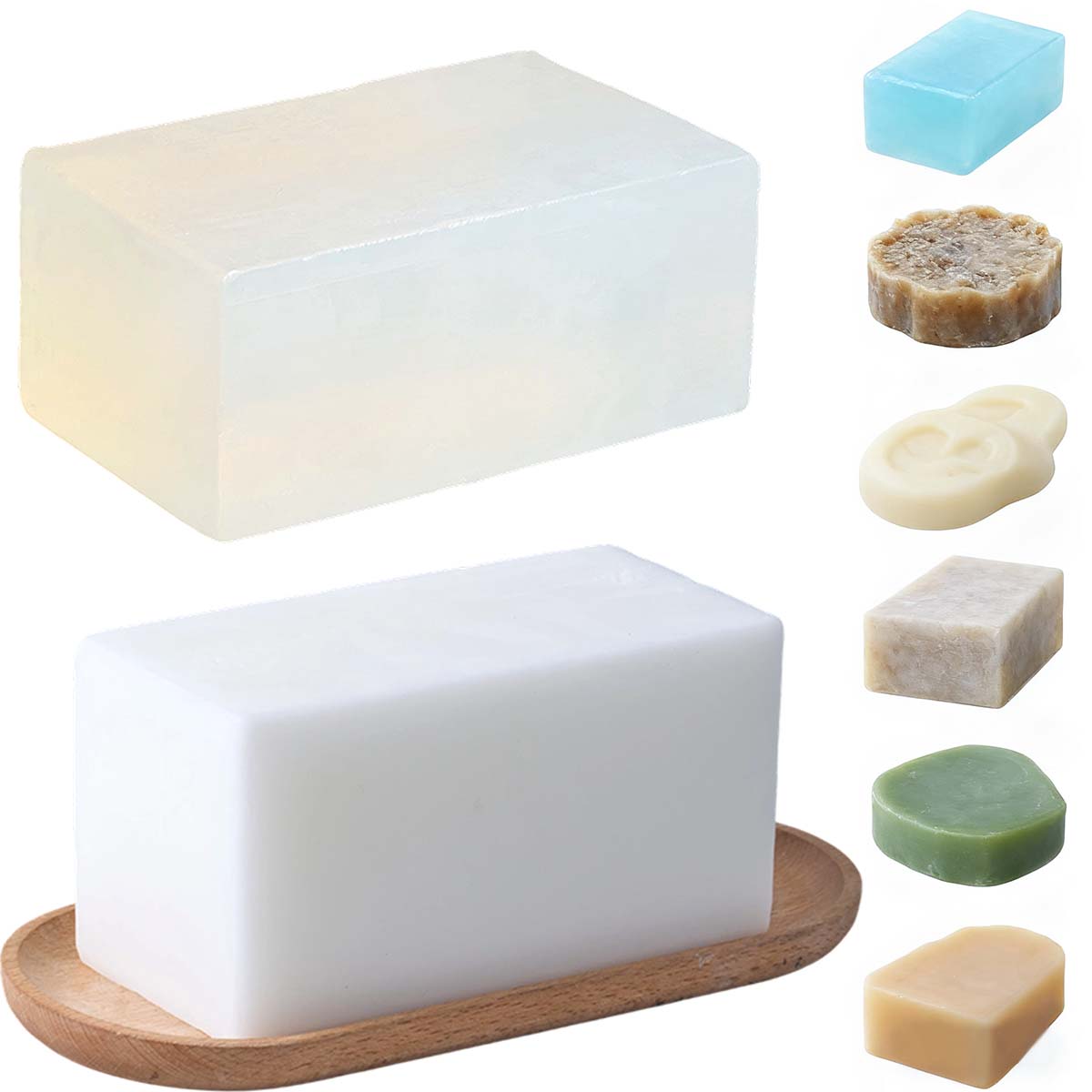 1000 جرام صندوق واضح الأبيض ال - مراجعة Soap Making Book وسعره